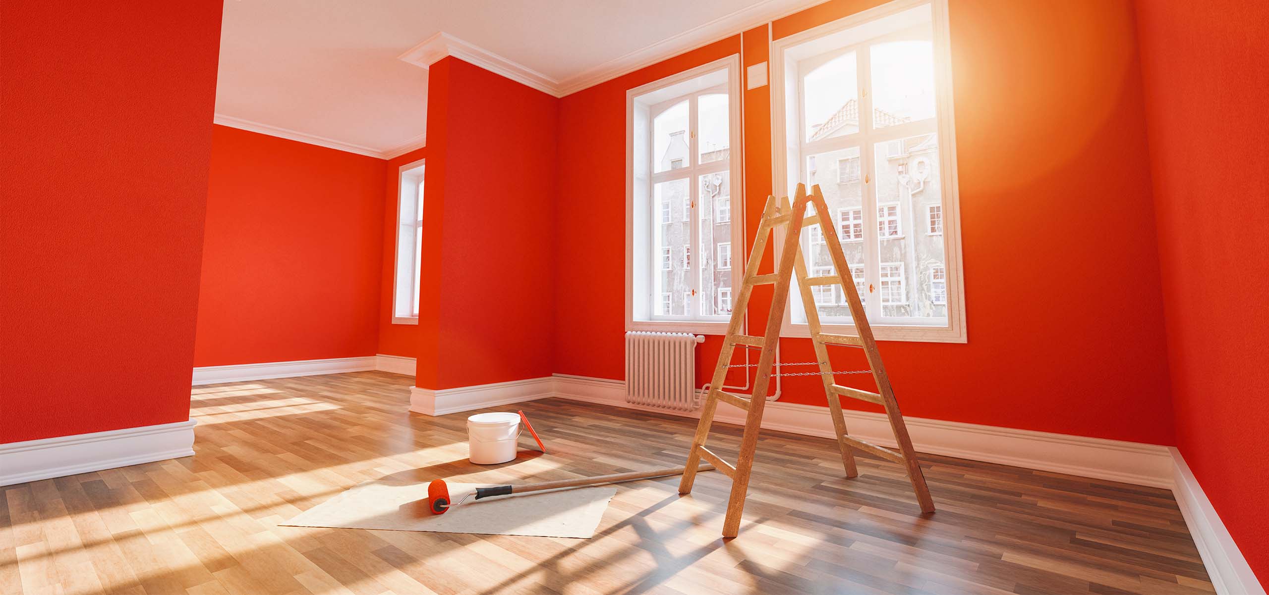 Interior painting project by GQ Custom Painting
