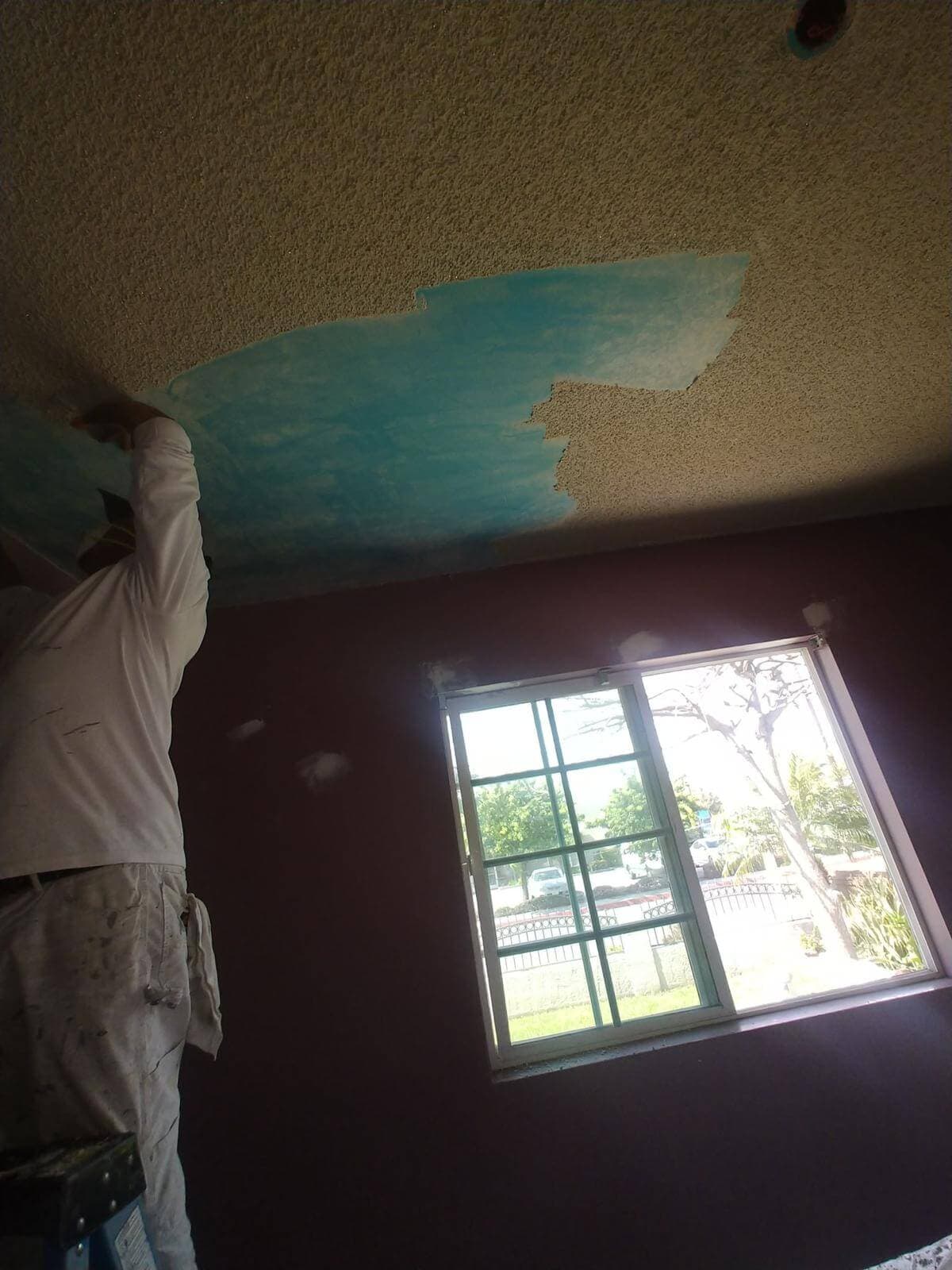 Popcorn ceiling removal in Pasadena, CA